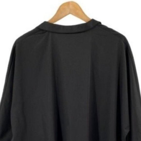 Tuckernuck | NEW Black Feather Willow Collared Women's Poplin Blouse Top Size L - Picture 10 of 13